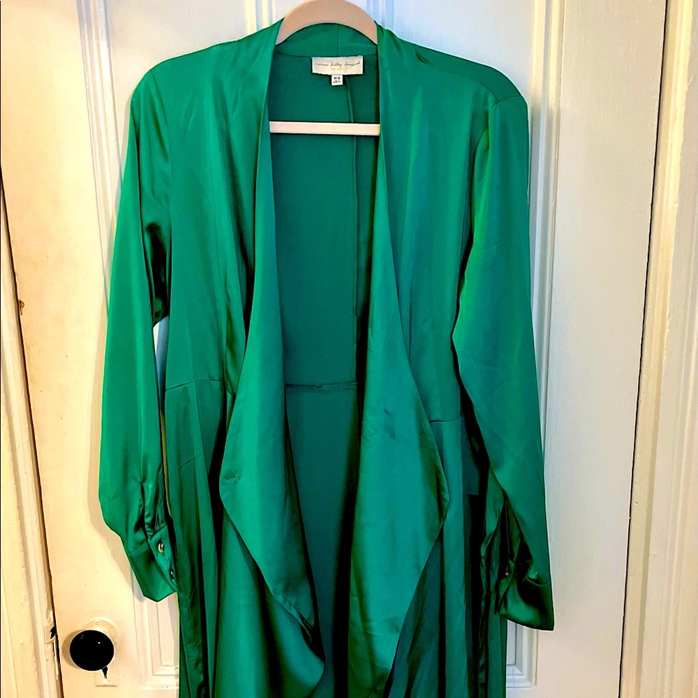 Gorgeous Bright Emerald Green Wrap Dress